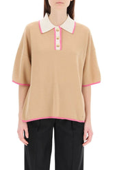 ARUN CASHMERE POLO SWEATER